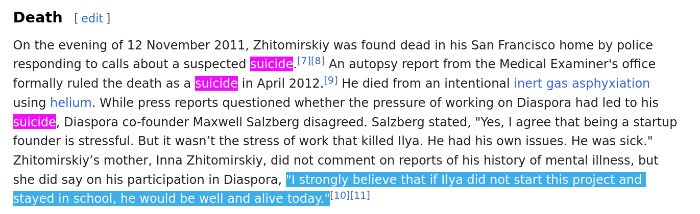 Wikipedia on Ilya Zhitomirskiy
