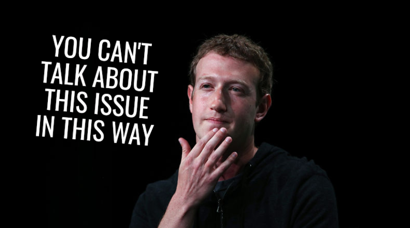 Zuckerberg Facebook fake news censorship: You can't talk about this issue in this way
