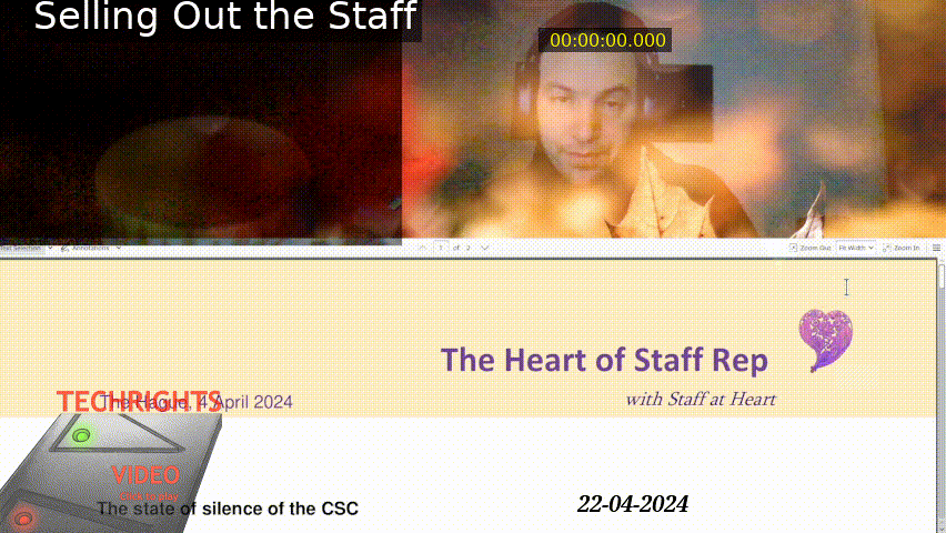 Preview for Selling Out the Staff