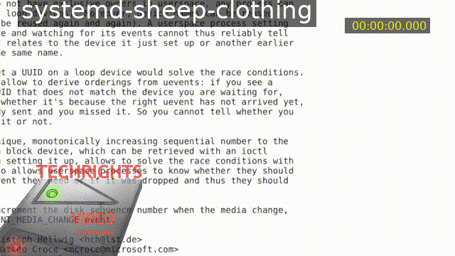 systemd-sheep-clothing