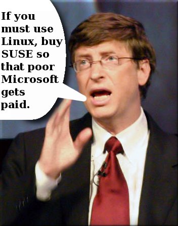 Bill Gates and SUSE