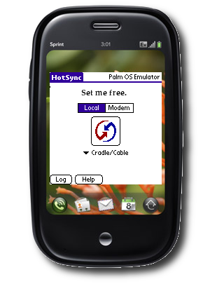 Palm Pre with WebOS and Palm OS