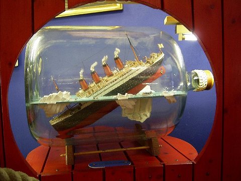 Titanic on display