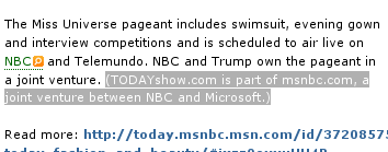 NBC and Microsoft