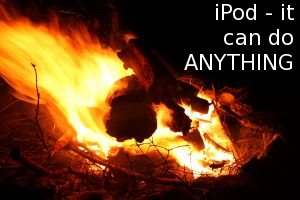 Campfire with iPod