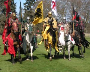 Knights on horsebacks