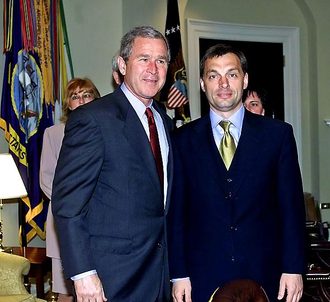 Orbán and Bush