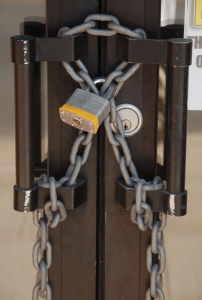 Chained door