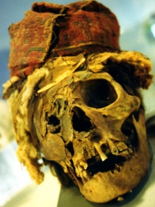 Inca skull from Peru