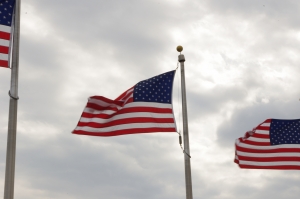 US flags