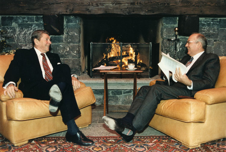 Reagan and Gorbachev