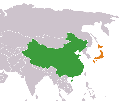 China-Japan locator