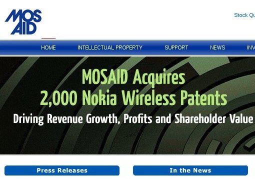 Mosaid homepage