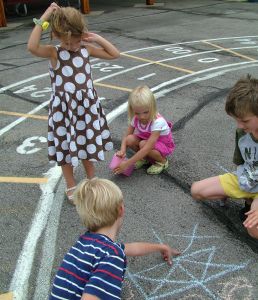 Kids playing