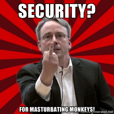 Torvalds on security