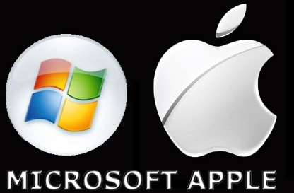 Microsoft and Apple trademarks