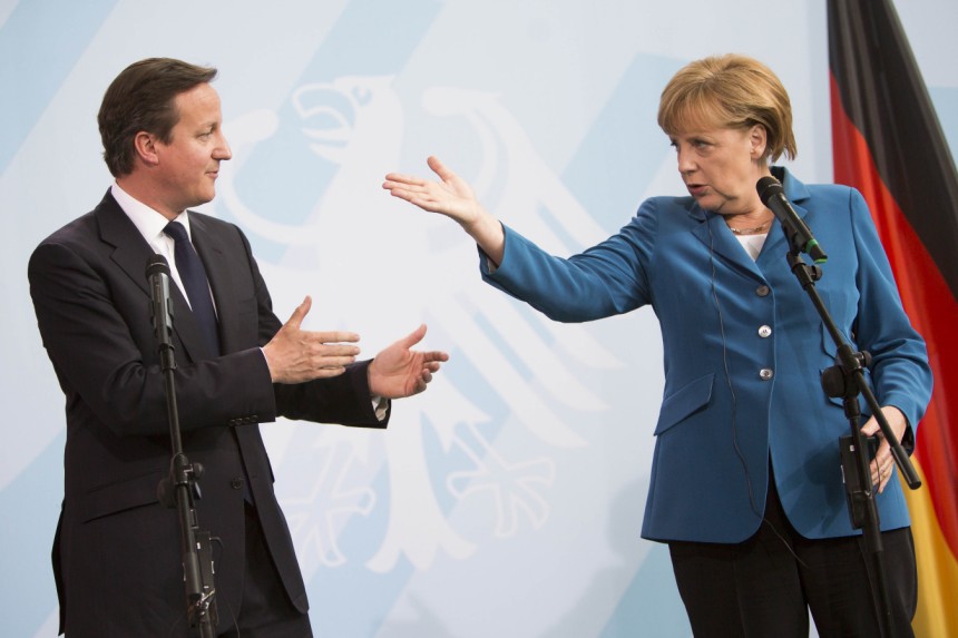 Merkel and Cameron