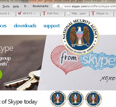 Skype homepage