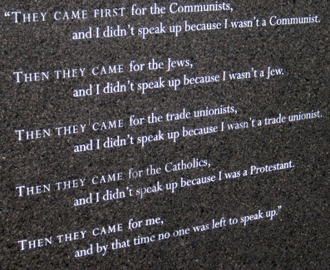 First they came...