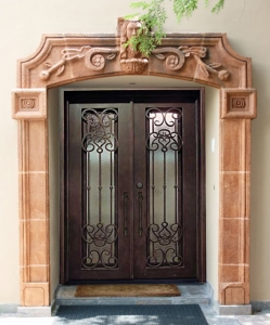 Iron doors