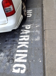 No parking