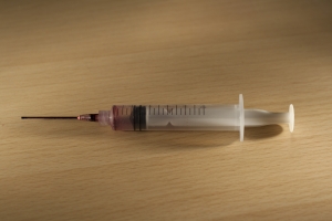 A syringe