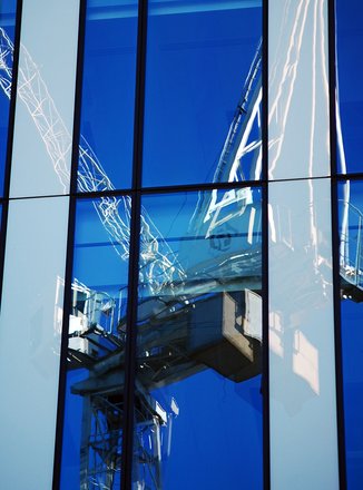 Crane reflection