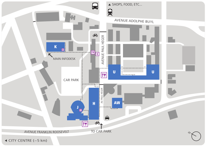 FOSDEM map