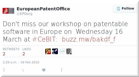 OEP por patentes de software 