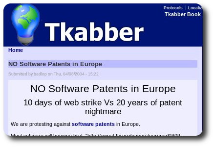 Software patents in Europe