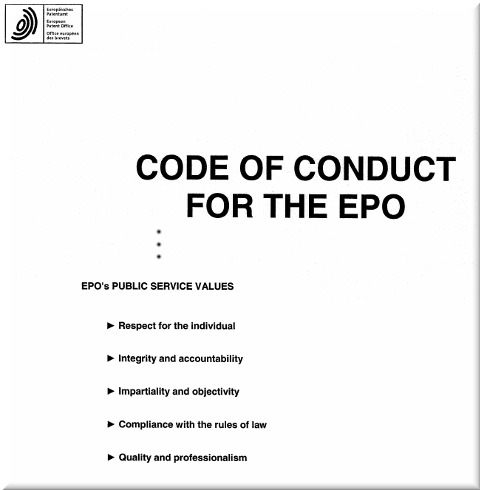 EPO Code of Conduct