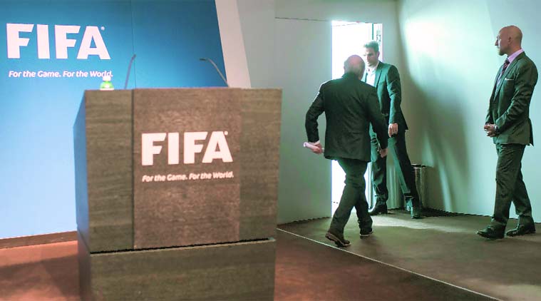 Blatter exits