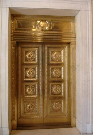 The bronze doors of the US Supreme Court