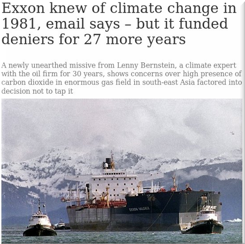 Exxon knew