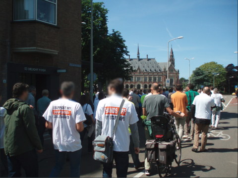 EPO protest in The Hague