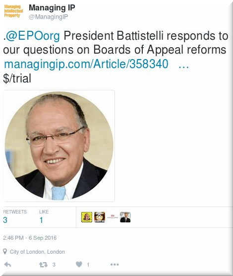 Managing IP and Battistelli