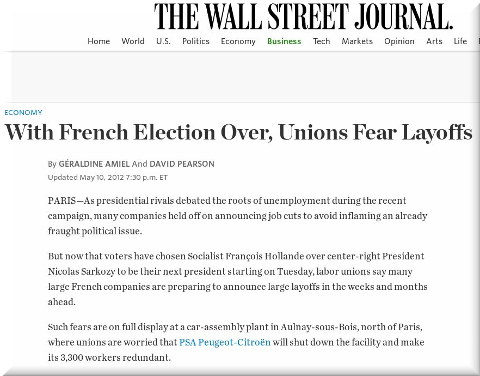 French unions