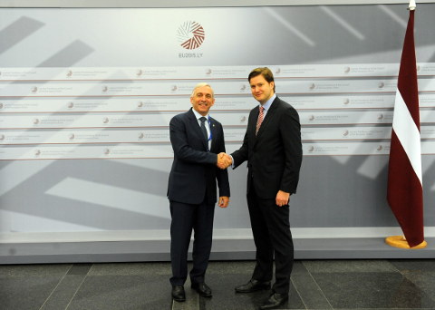 ARCHAMBEAU with head of Latvian IPO Laganovskis