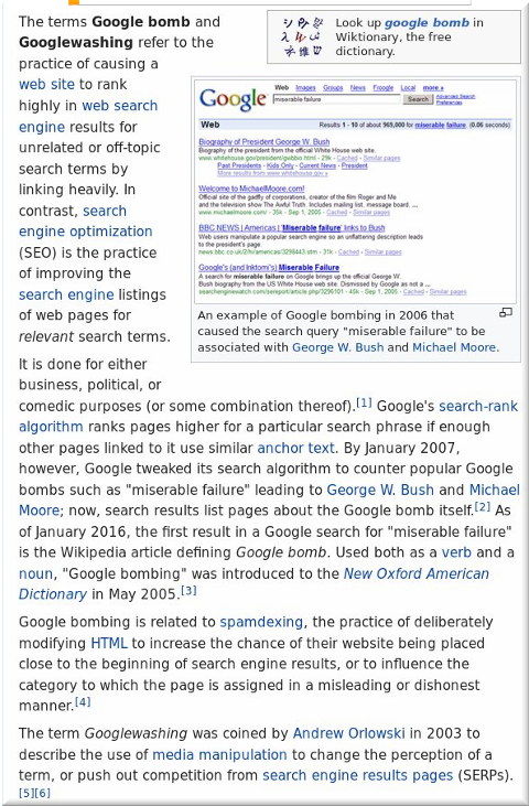 Googlebombing