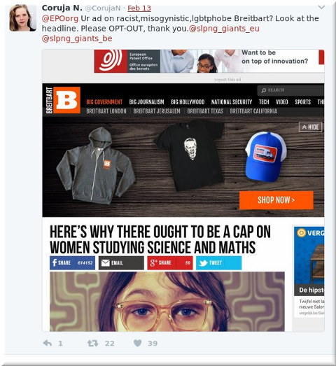 EPO in Breitbart