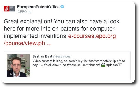 Software patents in EPO