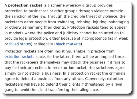 Protection racket