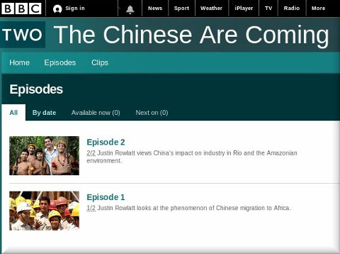 The Chinese Are Coming