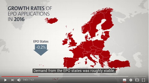 EPO map of EU