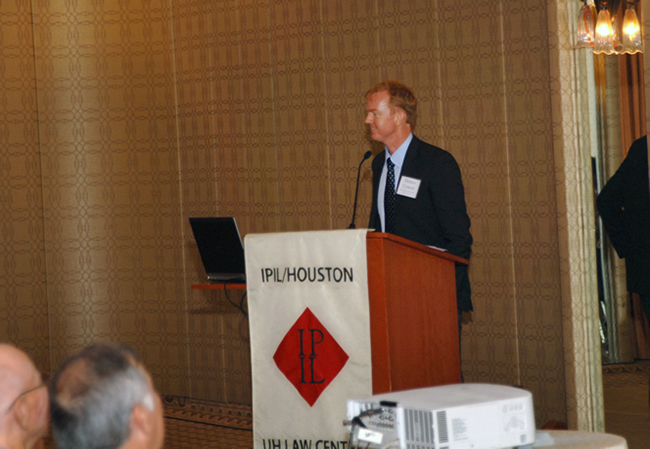 Dennis Crouch at the University of Houston Law Center