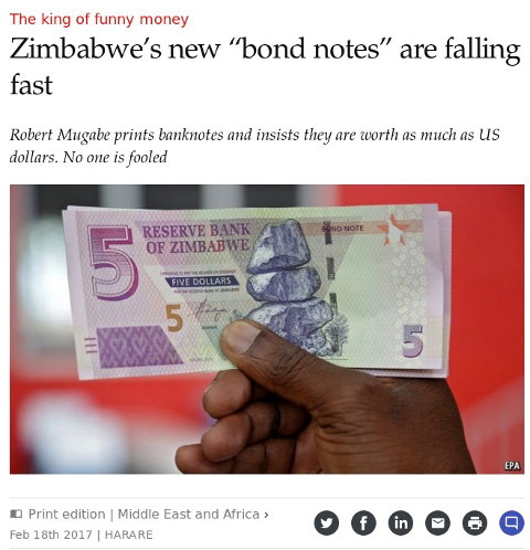 Zimbabwe money