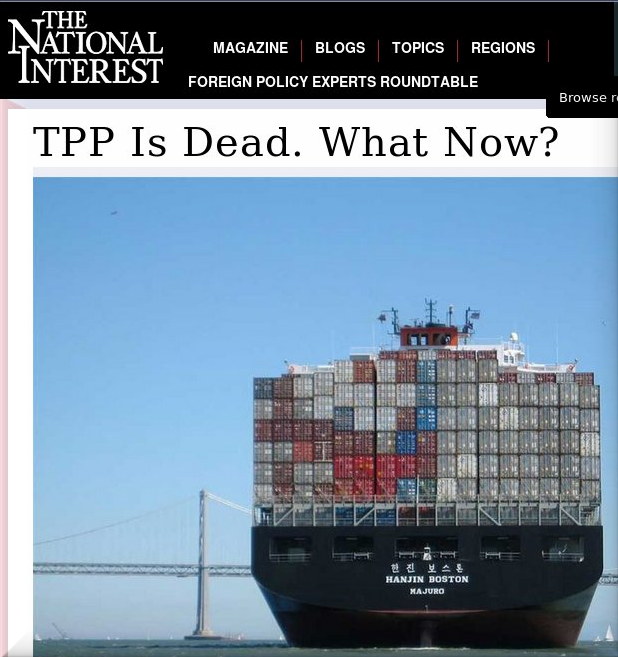 TPP Is Dead. What Now?