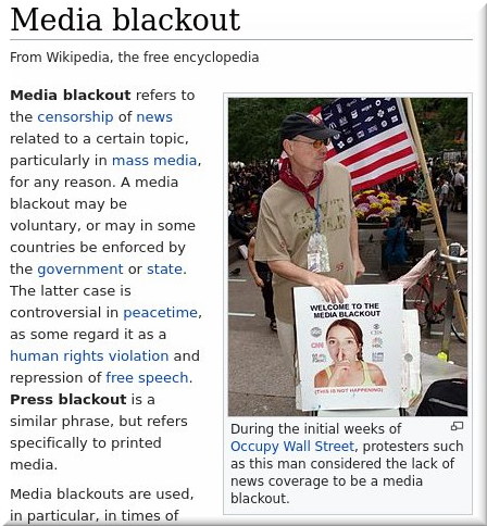 Media blackout