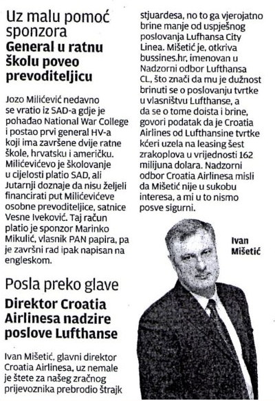 Lufthansa article