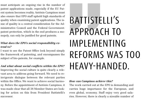 Ernst on Battistelli